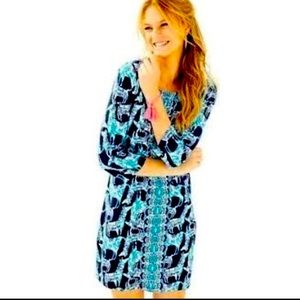 Lilly Pulitzer Alpaca My Bags Bay Dress Size L